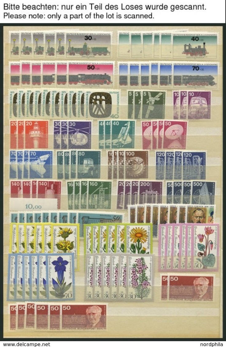 LOTS **, 1969-80, Saubere Dublettenpartie Kompletter Ausgaben, Meist 5-10x, Pracht, Mi. Ca. 3000.- - Usati