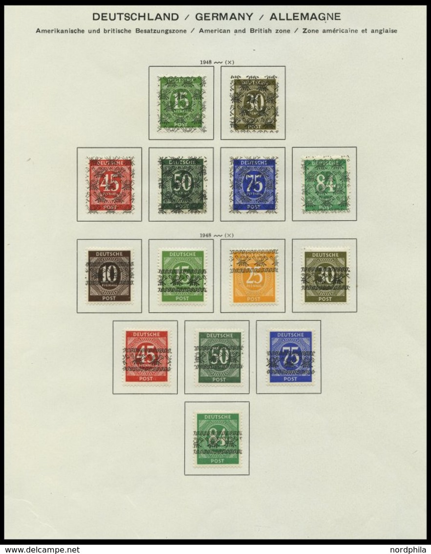 AMERIK. U. BRITISCHE ZONE O,* , Reichhaltige Sammlung Amerikanische Und Britische Zone Incl. Alliierte Besetzung Mit Gut - Otros & Sin Clasificación