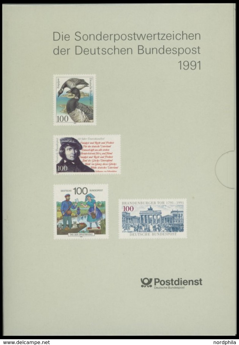 JAHRESZUSAMMENSTELLUNGEN J 19 **, 1991, Jahreszusammenstellung, Postfrisch, Pracht, Mi. 140.- - Sammlungen