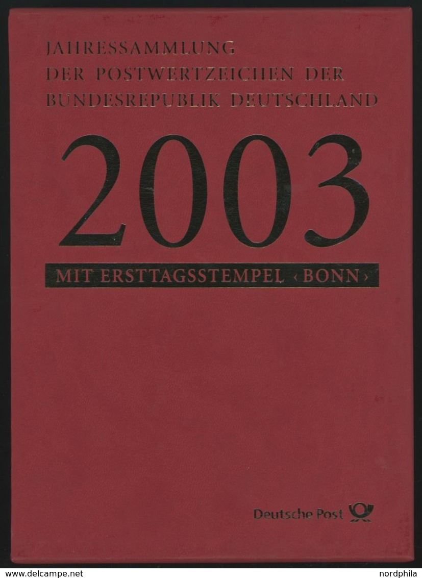 JAHRESSAMMLUNGEN Js 11 BrfStk, 2003, Jahressammlung, Pracht, Mi. 140.- - Other & Unclassified