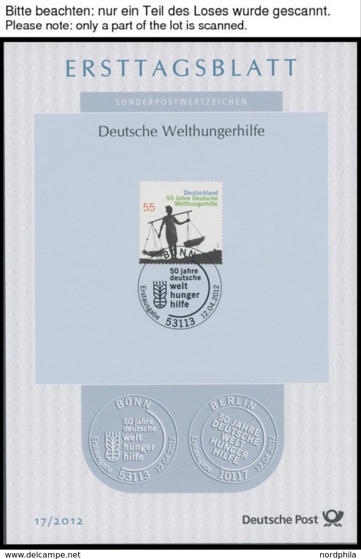 ERSTTAGSBLÄTTER 2900-71 BrfStk, 2012, Kompletter Jahrgang, ETB 1 - S 2/2012, Pracht - Altri & Non Classificati