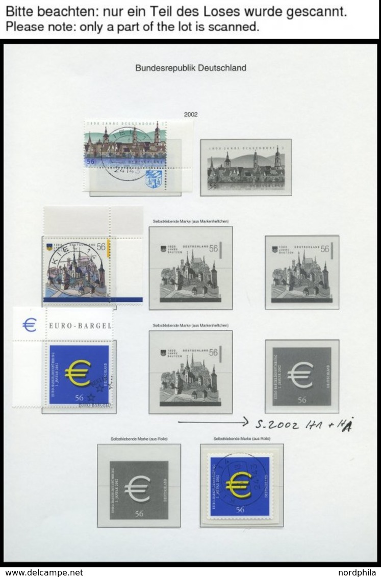 JAHRGÄNGE 2231-2304 O, 2002, Kompletter Jahrgang, Pracht, Mi. 125.- - Altri & Non Classificati