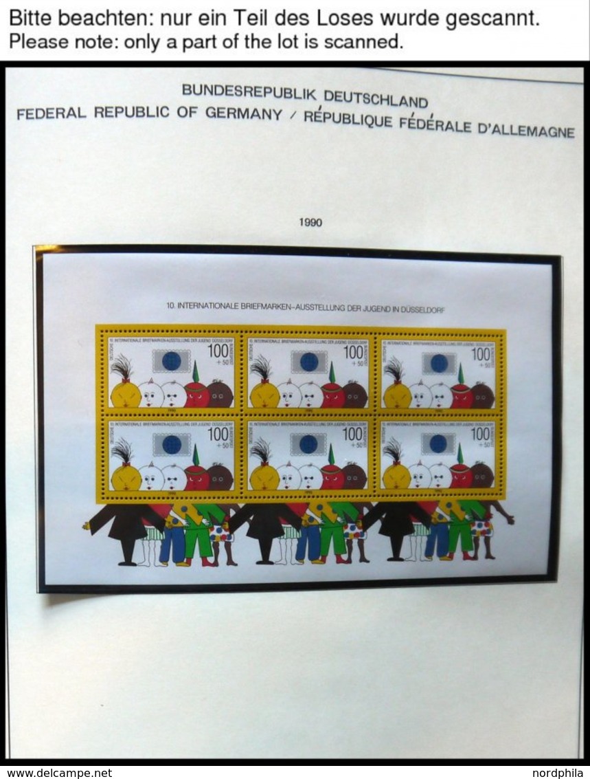 SAMMLUNGEN **, In Den Hauptnummern Fast Komplette Postfrische Sammlung Bundesrepublik Von 1981-2000 Im Schaubek Album, P - Andere & Zonder Classificatie