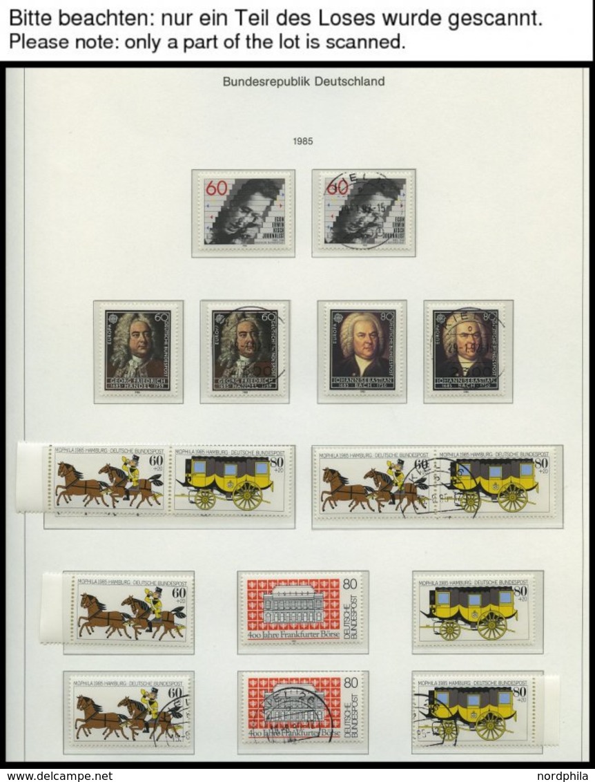 SAMMLUNGEN **, O, Sammlung Bundesrepublik Von 1977-2000, Wohl Komplett Doppelt Gesammelt In 4 KA-BE Bi-collect Falzlosal - Other & Unclassified