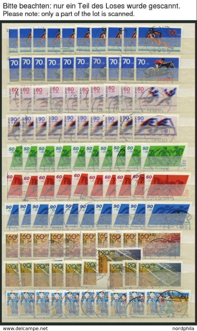 LOTS O, 1978-95, Sporthilfe, Alle 18 Ausgaben, Mindestens Je 9x, Fast Nur Pracht, Mi. über 900.- - Gebraucht