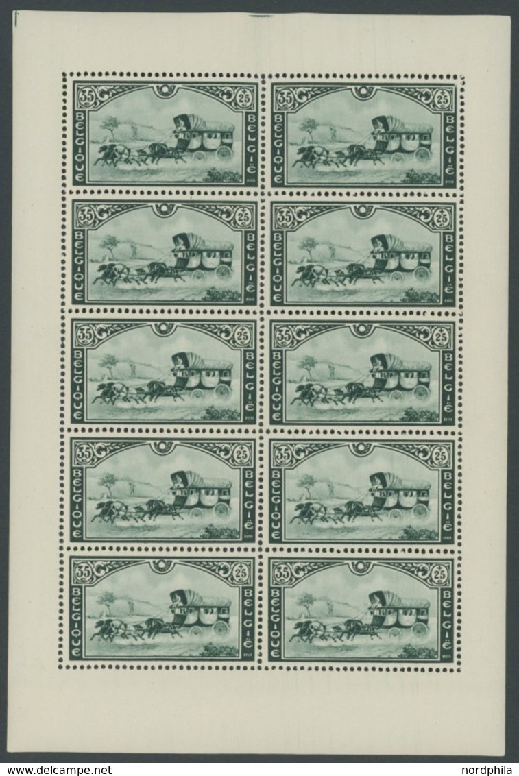 BELGIEN 402-04KB **, 1935, SITEB In Kleinbogen, Pracht, Mi. 150.- - Other & Unclassified