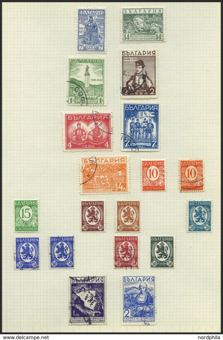 SAMMLUNGEN, LOTS *, O, 1933-64, Teilsammlung Im Alten Album, Meist Prachterhaltung - Collections, Lots & Series