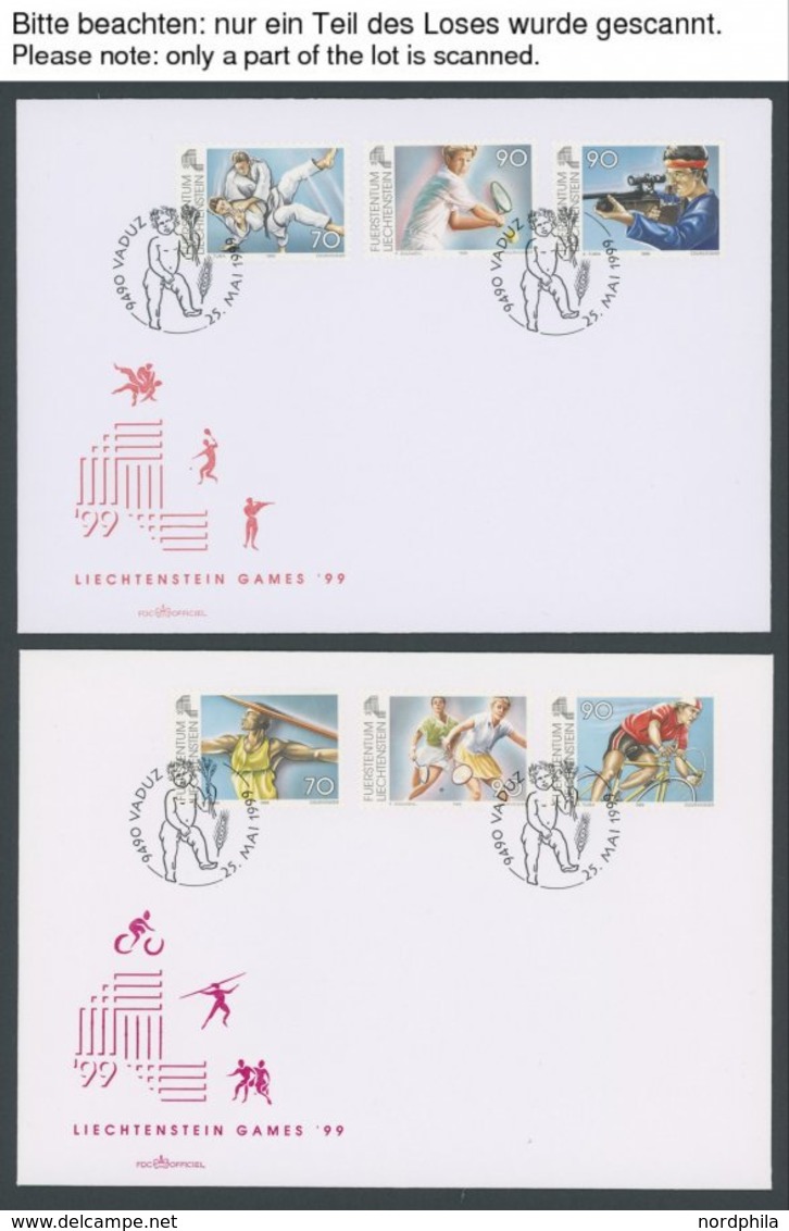 LOTS 1998/9, Komplett Auf FDC`s, Prachterhaltung, Mi. 212.50 - Lotes/Colecciones