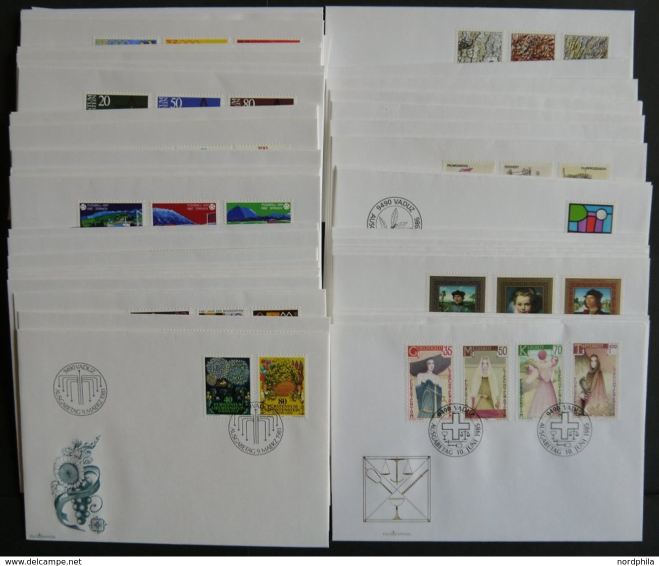 LOTS 1981-86, Komplett Auf 50 FDC`s, Prachterhaltung, Mi. 240.- - Lotes/Colecciones