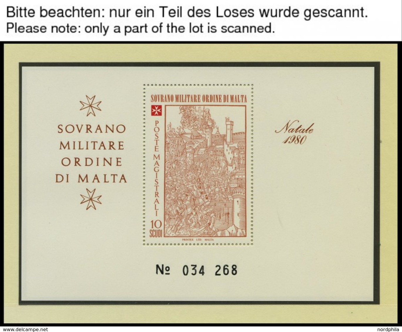 MALTA Bl. **, 1979-85, 7 Verschiedene Blocks Malta Exil-Regierung, Pracht - Malta