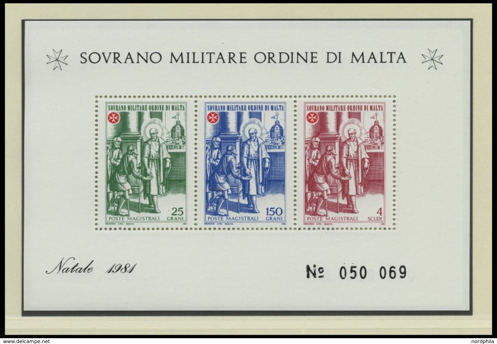 MALTA Bl. **, 1979-85, 7 Verschiedene Blocks Malta Exil-Regierung, Pracht - Malte