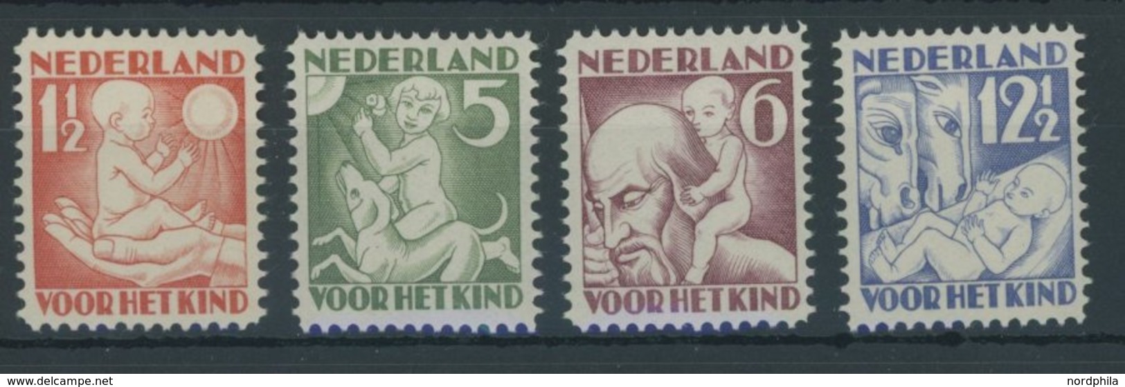 NIEDERLANDE 236-39A **, 1930, Die Vier Jahreszeiten, Gezähnt K 121/2, Postfrischer Prachtsatz, Mi. 65.- - Used Stamps