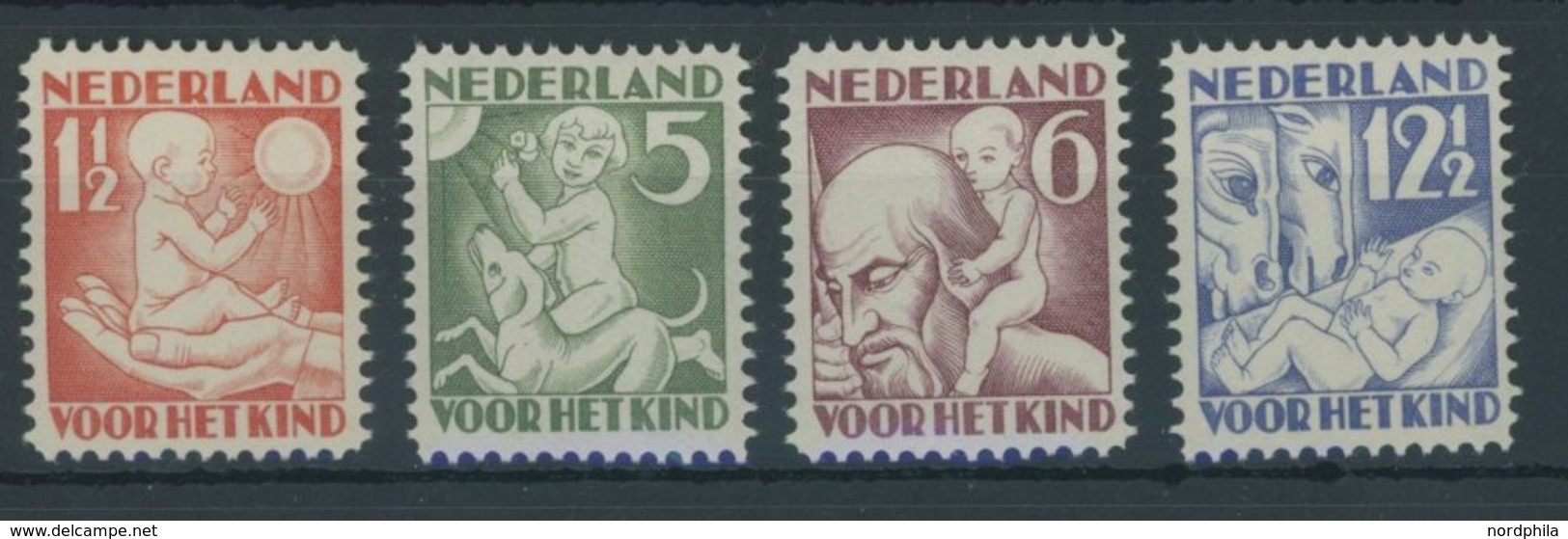 NIEDERLANDE 236-39A **, 1930, Die Vier Jahreszeiten, Gezähnt K 121/2, Postfrischer Prachtsatz, Mi. 65.- - Oblitérés