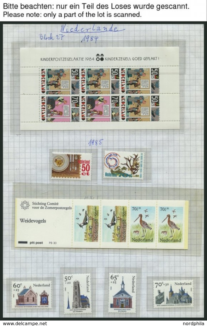 SAMMLUNGEN, LOTS **, 1969-92, Fast Komplette Partie Auf Seiten, Pracht, Mi. Ca. 680.- - Colecciones Completas