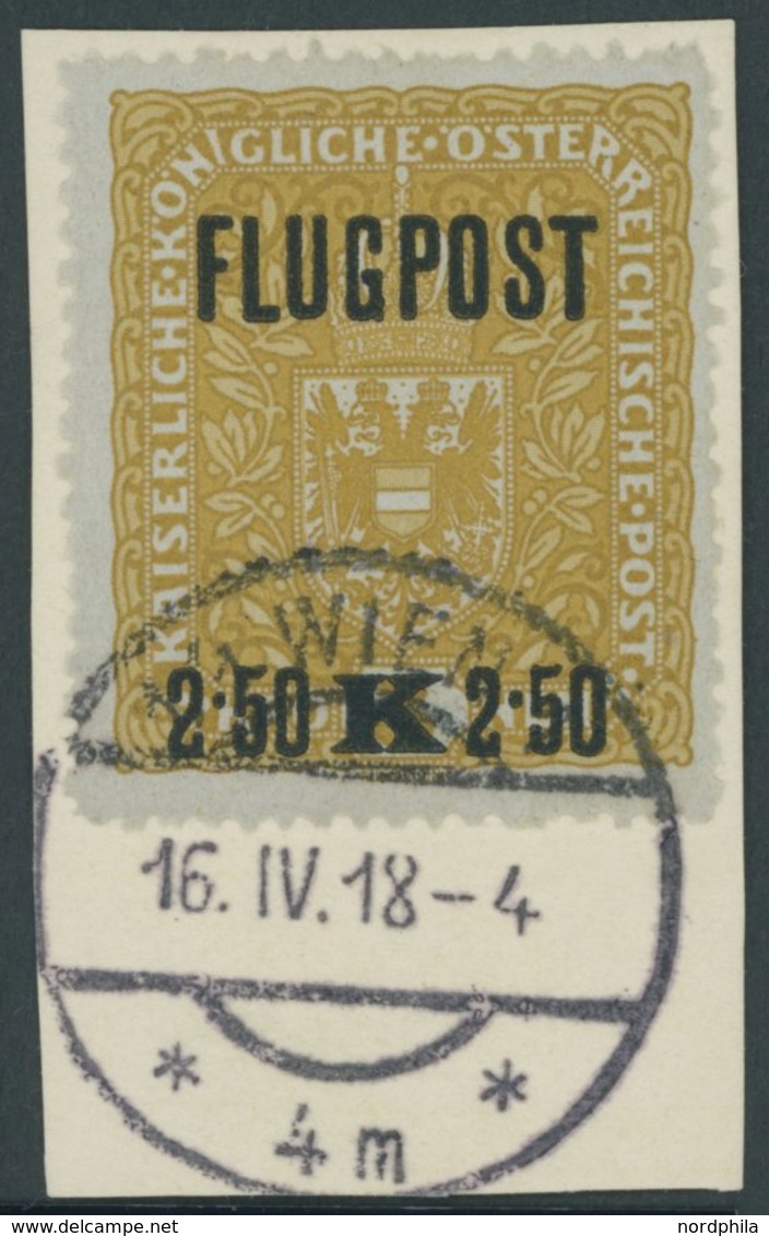 ÖSTERREICH 1867-1918 226xC BrfStk, 1918, 2.50 Kr. Auf 3 Kr. Dunkelocker/schwarz, Gezähnt L 121/2:111/2, üblich Gezähnt,  - Used Stamps