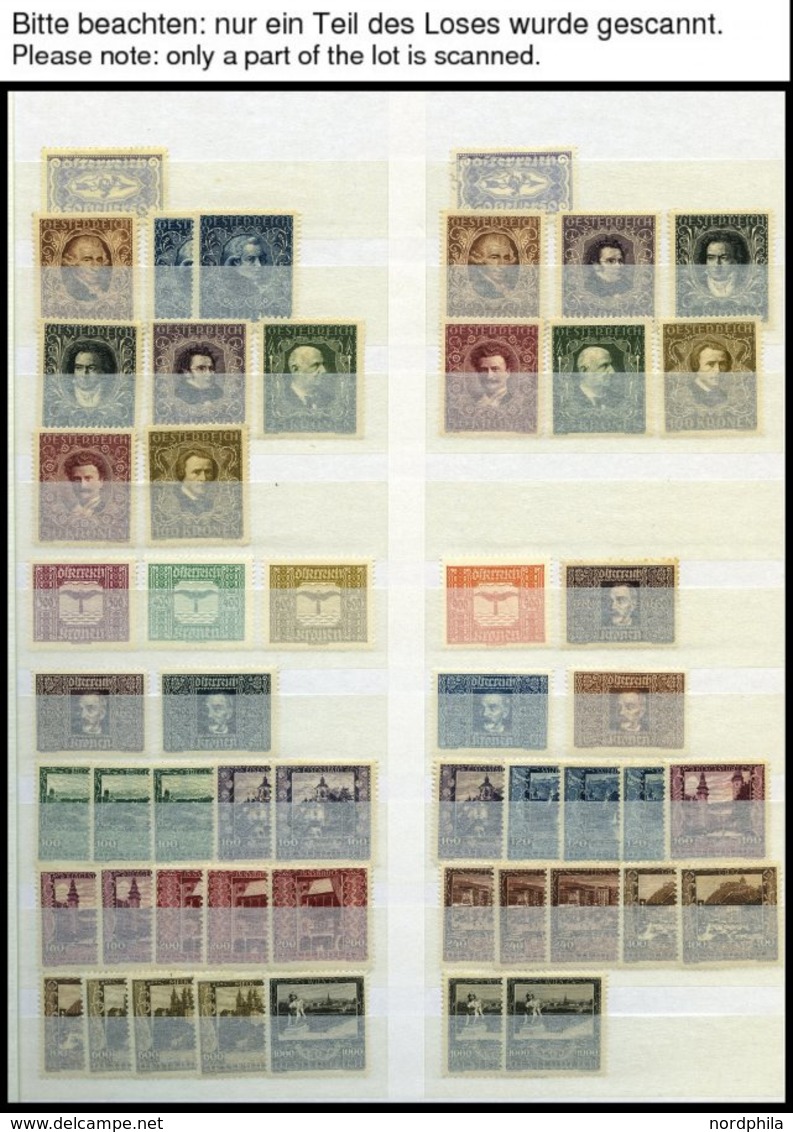 LOTS *,o,** , 1918-1945, überwiegend Ungebrauchte Dublettenpartie Mit Vielen Guten Werten, Fast Nur Prachterhaltung - Collections