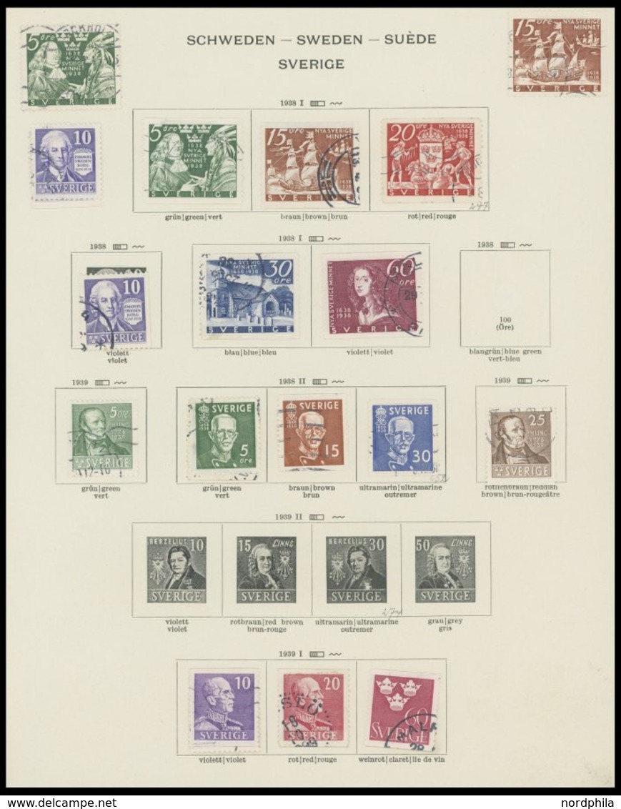 SAMMLUNGEN, LOTS O, *, 1855-1941, Alter Sammlungsteil Auf Seiten, Etwas Unterschiedlich, Mi. Ca. 850.- - Colecciones