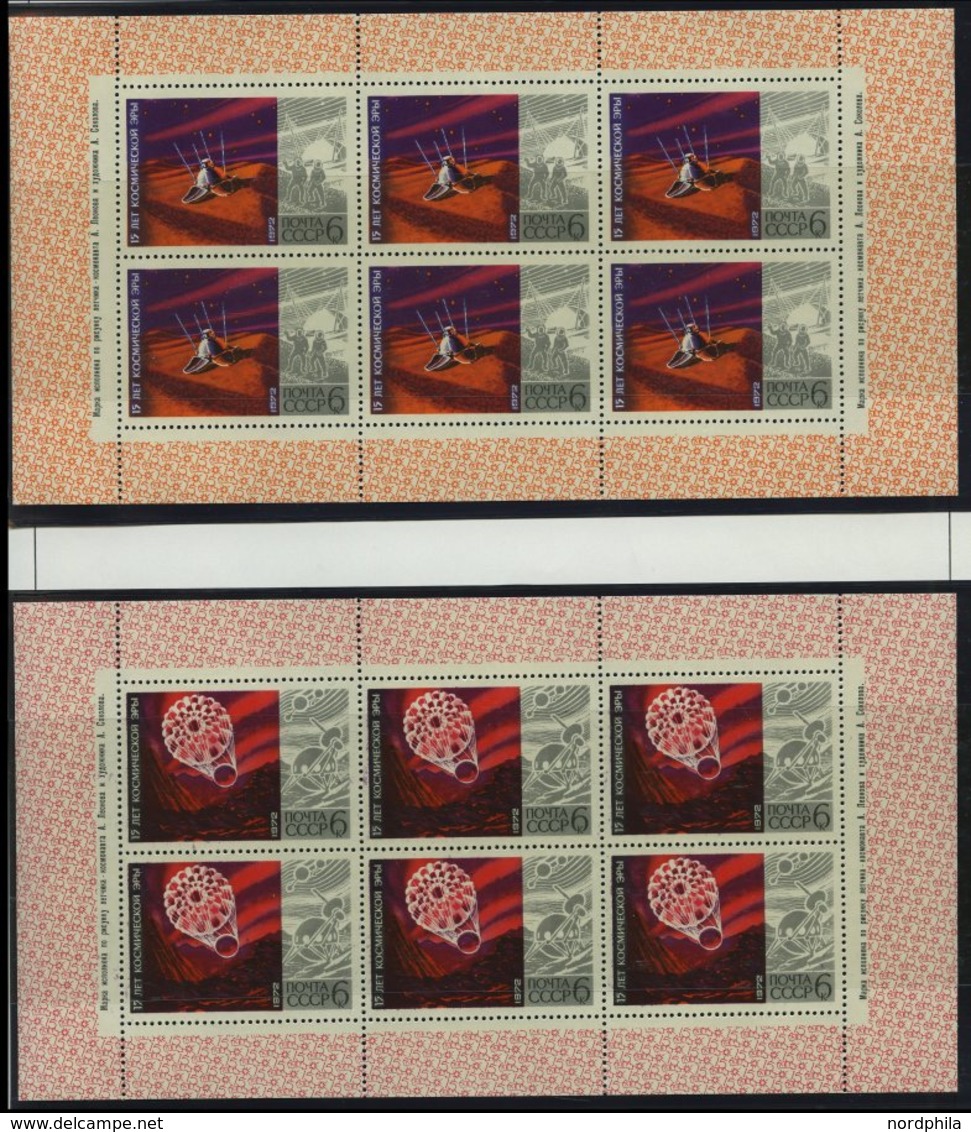 SAMMLUNGEN, LOTS **, Bis Auf Wenige Werte Komplette Postfrische Sammlung Sowjetunion Von 1965-72 Im KA-BE Album, Prachte - Used Stamps
