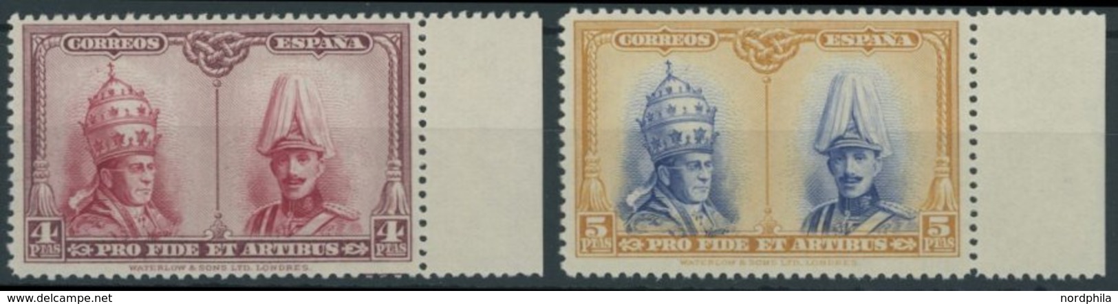 SPANIEN 376-407 **, 1928, Katakombenausgabe, 2 Postfrische Prachtsätze, Mi. 140.- - Usati