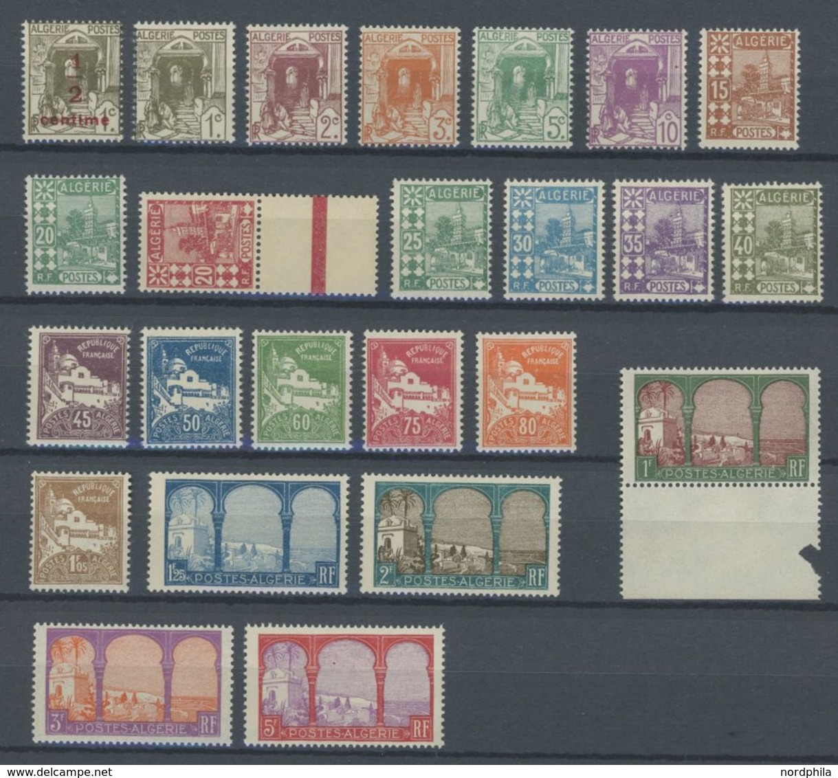 ALGERIEN 34-57 **, 1926, Landschaften, Postfrischer Prachtsatz - Algeria (1962-...)