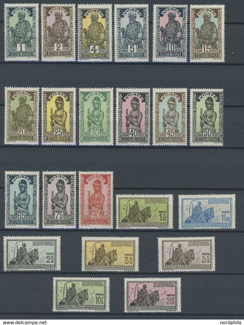 BURKINA FASO 43-65 **, 1928, Leben Der Haussa, Postfrischer Prachtsatz - Nuevos