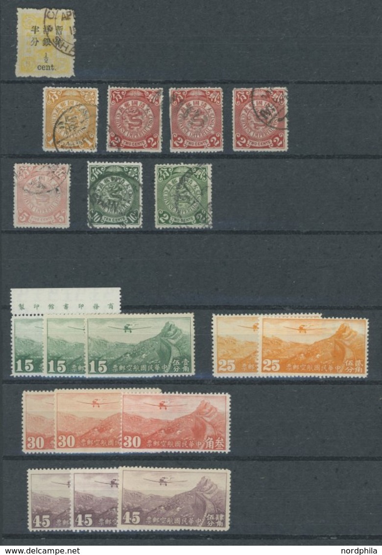 CHINA **,*,o , Kleines Lot Bis 1949, Dabei Auch Japanische Besetzung In Zentralchina, Meist Prachterhatlung - Otros & Sin Clasificación