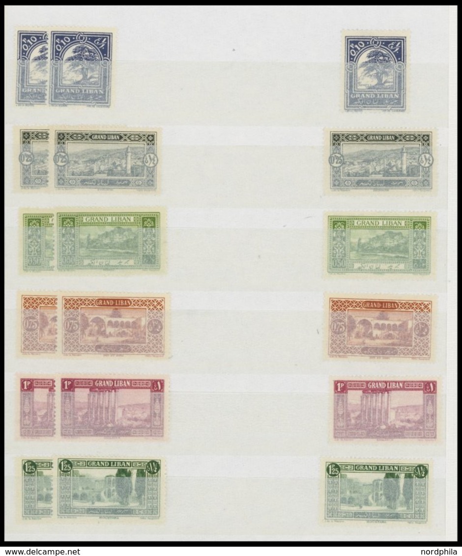 LIBANON A. 26-220 *,**,o BRIEF, 1924-37, Interessante Partie Libanon Mit Mittleren Ausgaben, Fast Nur Prachterhaltung - Líbano