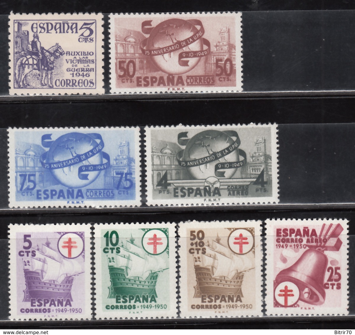 1949  Edifil Nº  1062, 1063 / 1065, 1066 / 1069,   MNH. - Ungebraucht