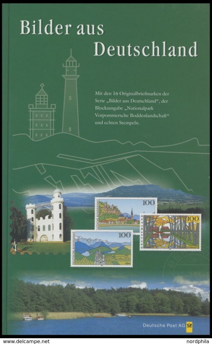 SACHBÜCHER Bilder Aus Deutschland Mit Originalmarken Und Stempeln, Herausgegeben Von Der Deutschen Post 1996 - Filatelia E Storia Postale