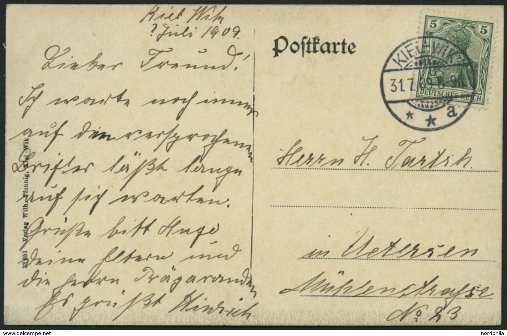 ALTE POSTKARTEN - SCHIFFE KAISERL. MARINE BIS 1918 S.M.S. Hannover, 3 Karten, Eine Gebraucht - Guerre