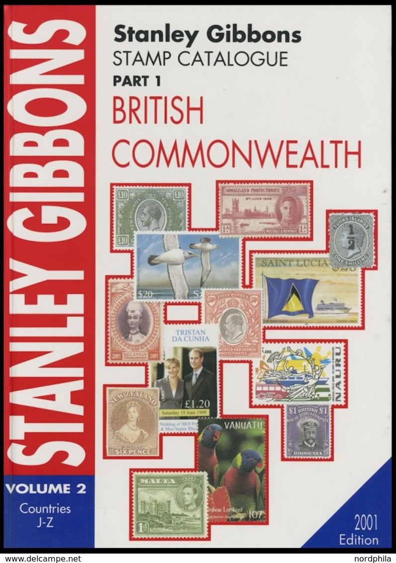 PHIL. KATALOGE Stanley Gibbons Katalog 2001: British Commonwealth, Band 1 Und 2 - Filatelia