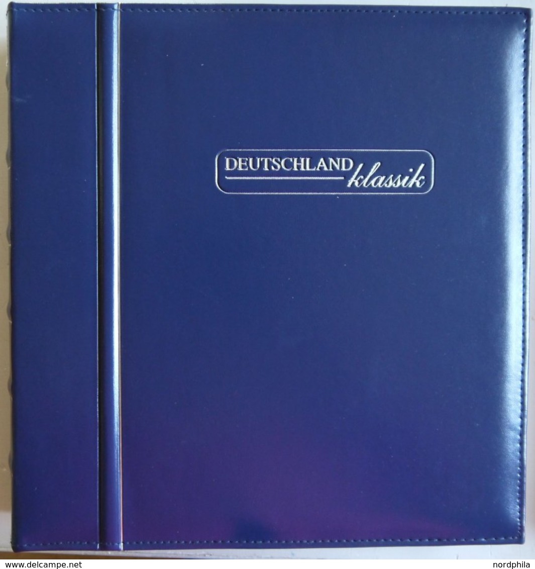 ALBEN Neuwertiger Deutschland-klassik Falzlostext Von 2010-15 Im Ringbinder Mit Schuber - Binders With Pages