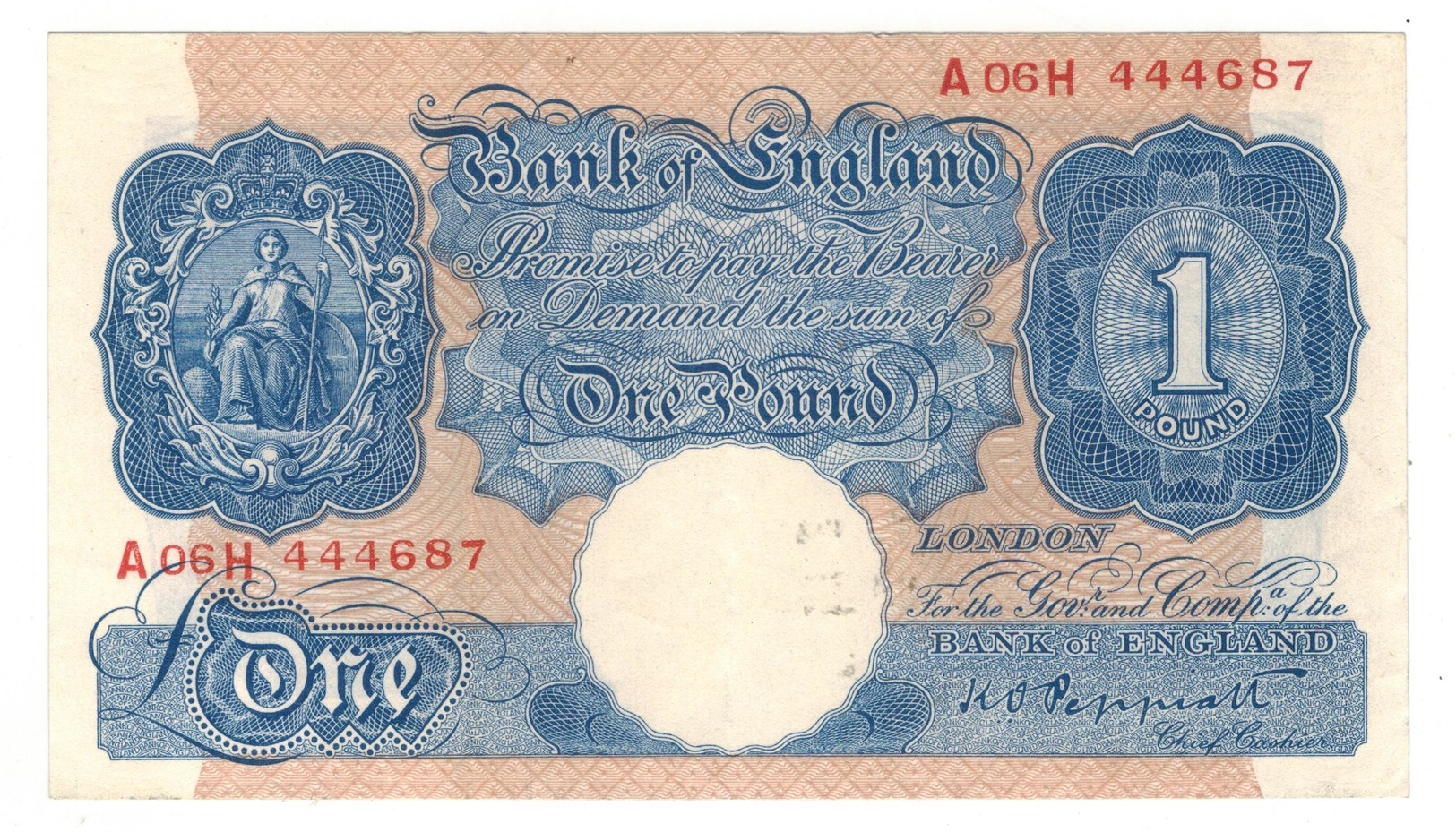 Great Britain, 1 Pound . P-367a  , XF. - Forze Armate Britanniche & Docuementi Speciali