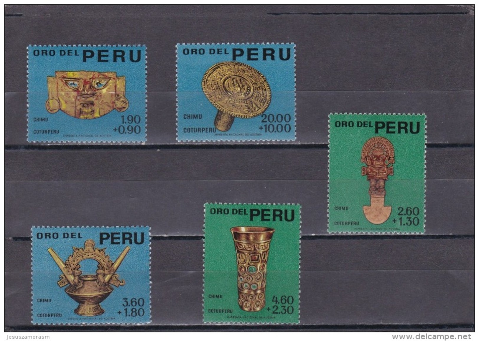 Peru Nº 472 Al 476 - Perú