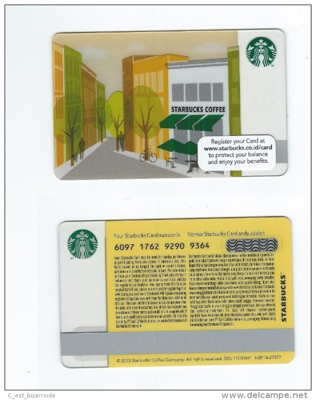 Starbucks Card - Indonesie/Indonesia - Neighborhood - 6097 Mint Pin - Cartes Cadeaux