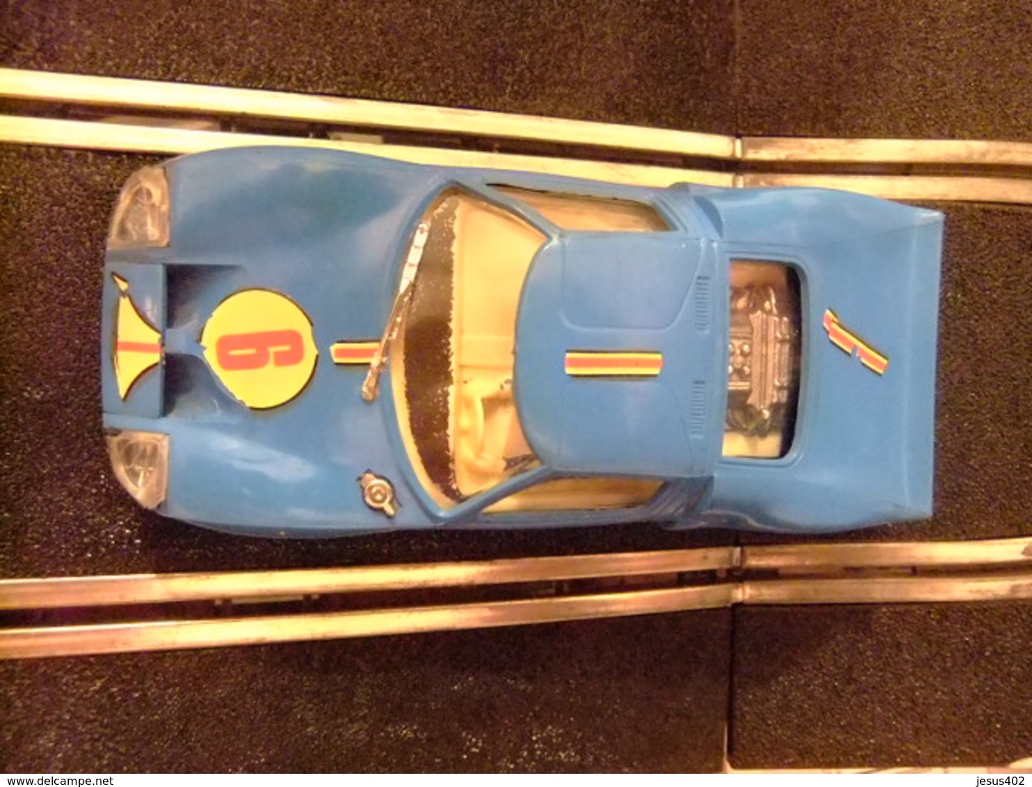 Scalextric Exin Ford GT Ref. C 35 Azul  N 6 Made In Spain - Autocircuits