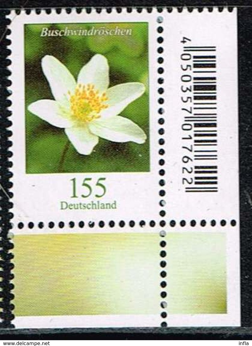 Bund 2019,Michel#  ** Blumen, Komplette Serie Mit EAN-Code - Unused Stamps