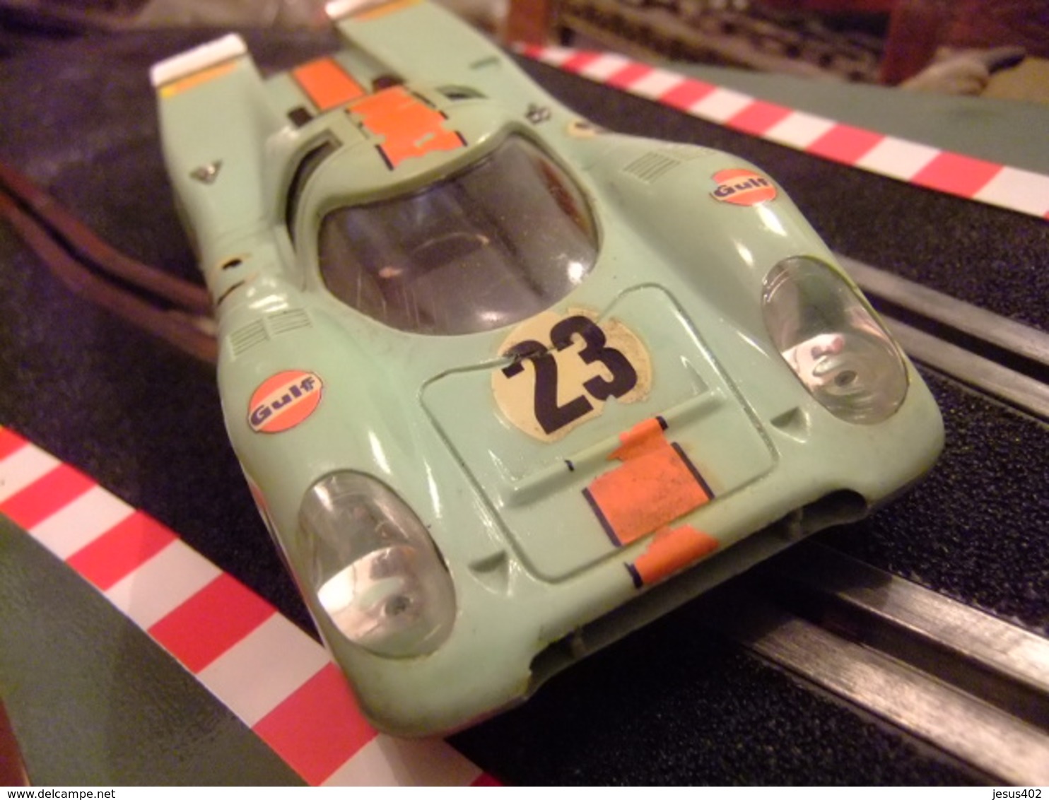 Scalextric Exin Porsche 917 Ref. C 46 Azul N 23 Made In Spain - Circuitos Automóviles