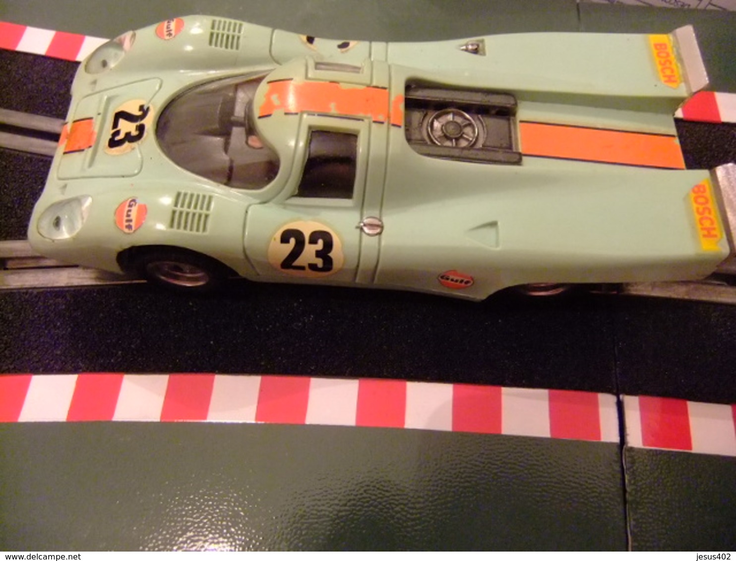 Scalextric Exin Porsche 917 Ref. C 46 Azul N 23 Made In Spain - Circuits Automobiles