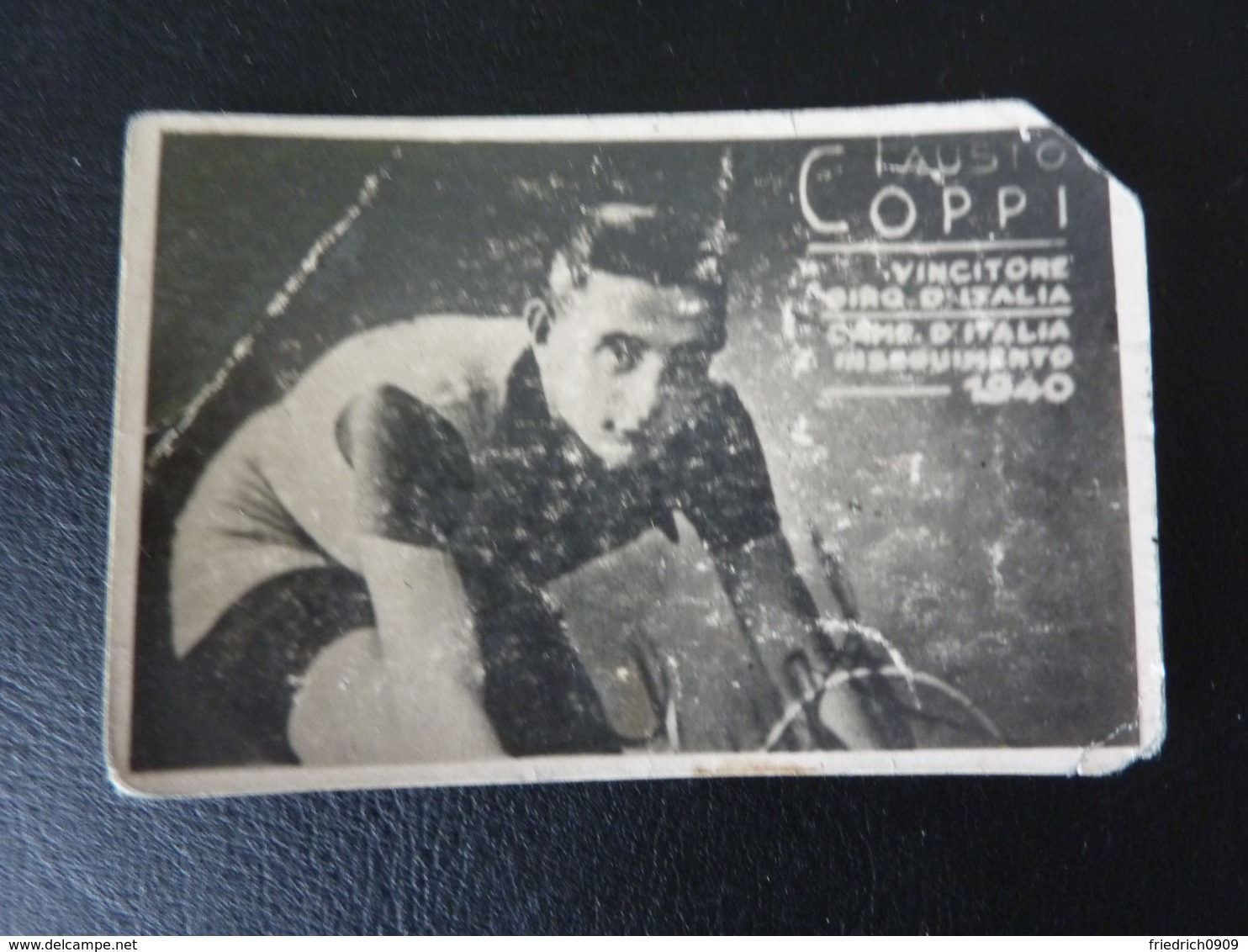 Fausto Coppi 1940 Giro Italia Italy  Cyclisme Radrennen Radsport  Cycling Velo Wielrennen - Cyclisme