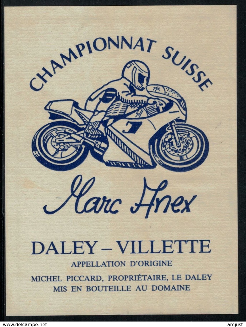 Villette, Championnat Suisse Moto, Marc Anex - Autres & Non Classés