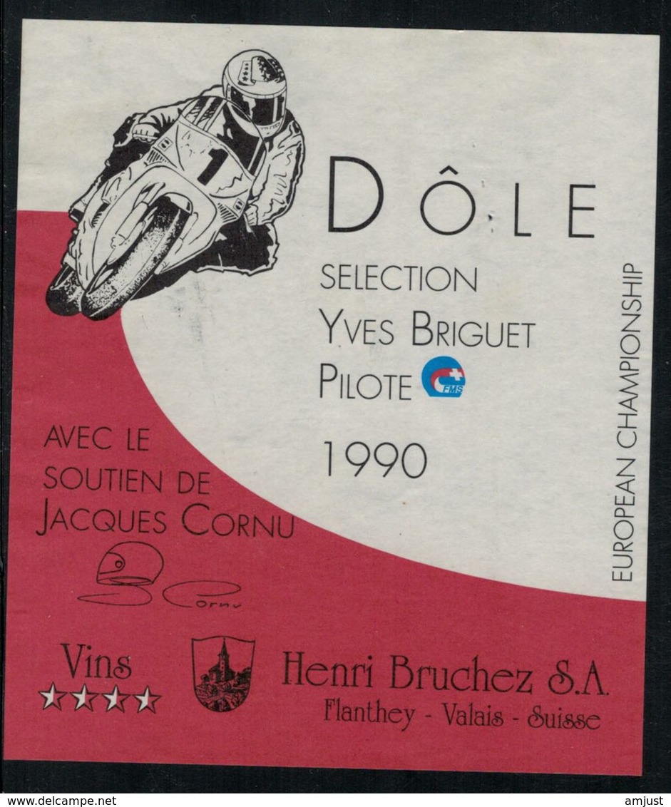 Dôle 1990, Moto  Yves Briguet Pilote - Autres & Non Classés