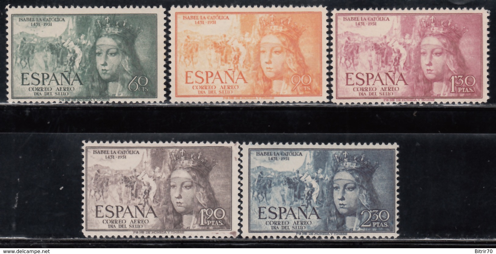 1951    Edifil Nº 1097 / 1101  MNH - Ungebraucht