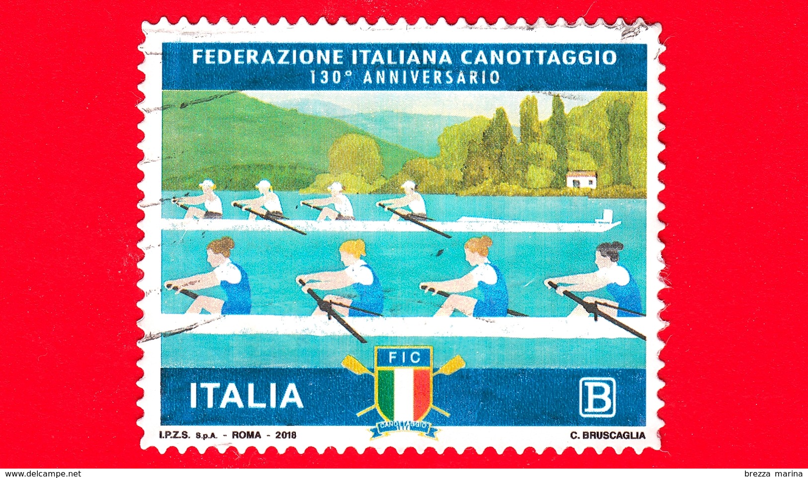 ITALIA - Usato - 2018 - 130 Anni Della Federazione Italiana Canottaggio - B - 2011-20: Usati