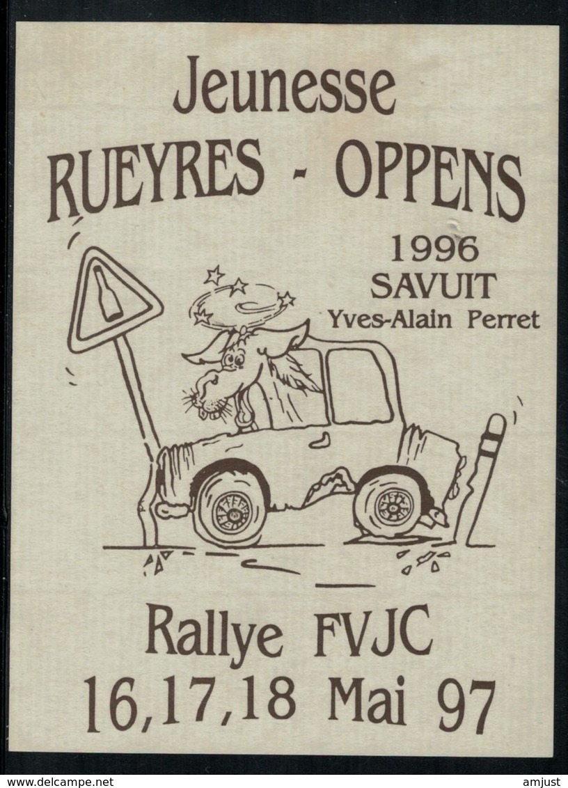 Savuit 1996 , Rallye Mai 1997 De La Jeunesse Rueyres-Oppens, Vaud, Suisse - Voitures