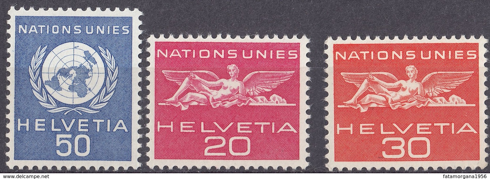 SVIZZERA - 1955/1959 - Lotto Di 3 Valori Nuovi MNH: Yvert Servizio 365, 406 E 407. - Servizio