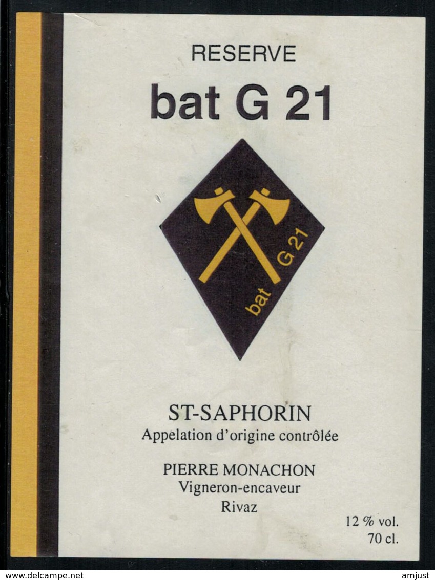 St-Saphorin, Réserve Bat G 21 - Militaria