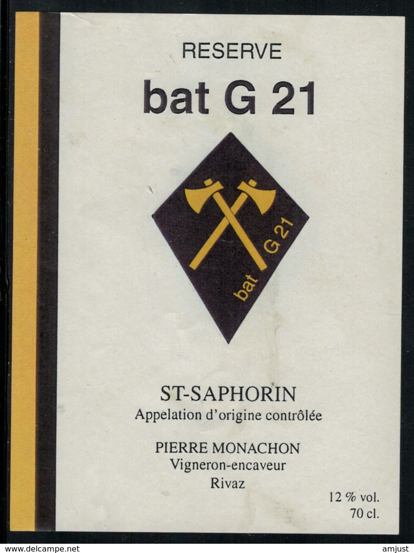 St-Saphorin, Réserve Bat G 21 - Militaire