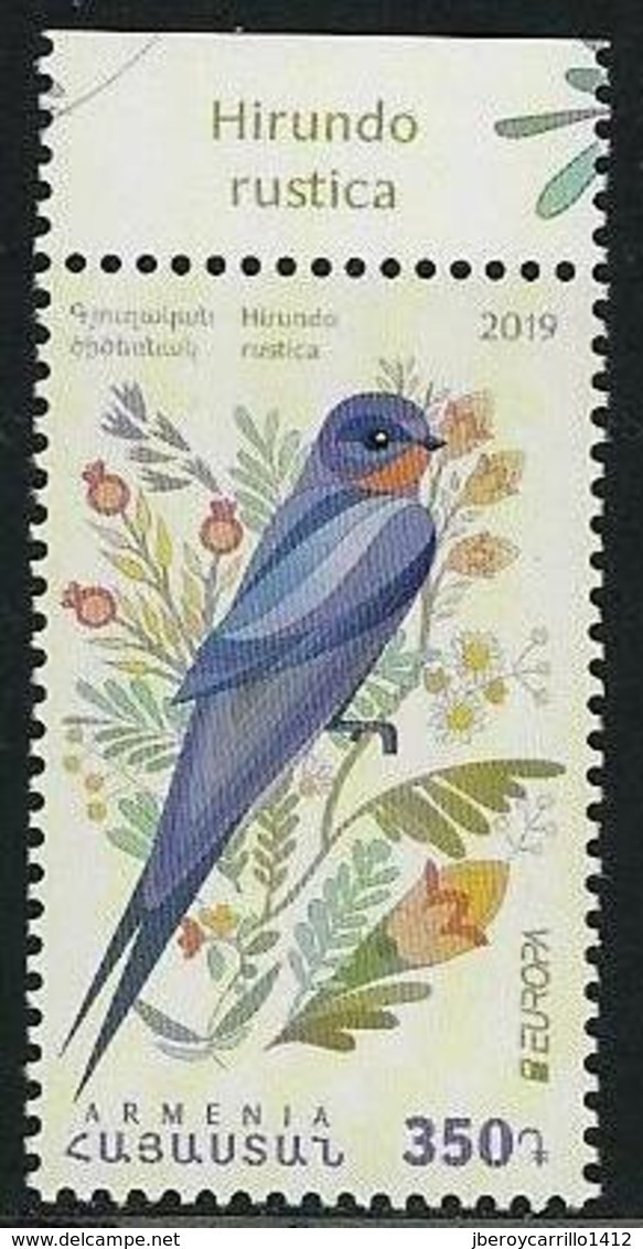 ARMENIA / ARMÉNIE  / ARMENIEN  -EUROPA 2019 -NATIONAL BIRDS.-"AVES -BIRDS -VÖGEL-OISEAUX"- SERIE N - 2019