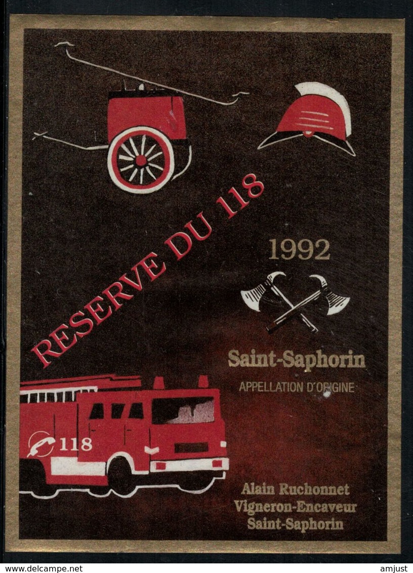 Saint-Saphorin 1992, Réserve Du 118 - Pompiers